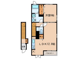 プラシード　Ｎの物件間取画像